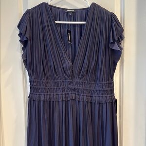 Express Navy Blue Women's Dress